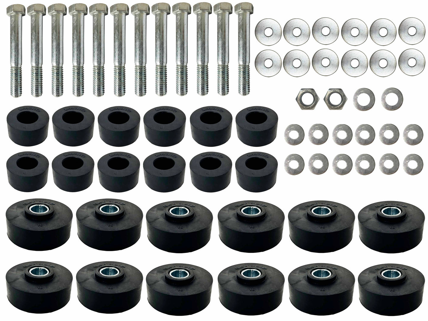 1960-1964 Chevrolet Impala Convertible Body Mount Bushings & Hardware, Kit, BM1012KIT