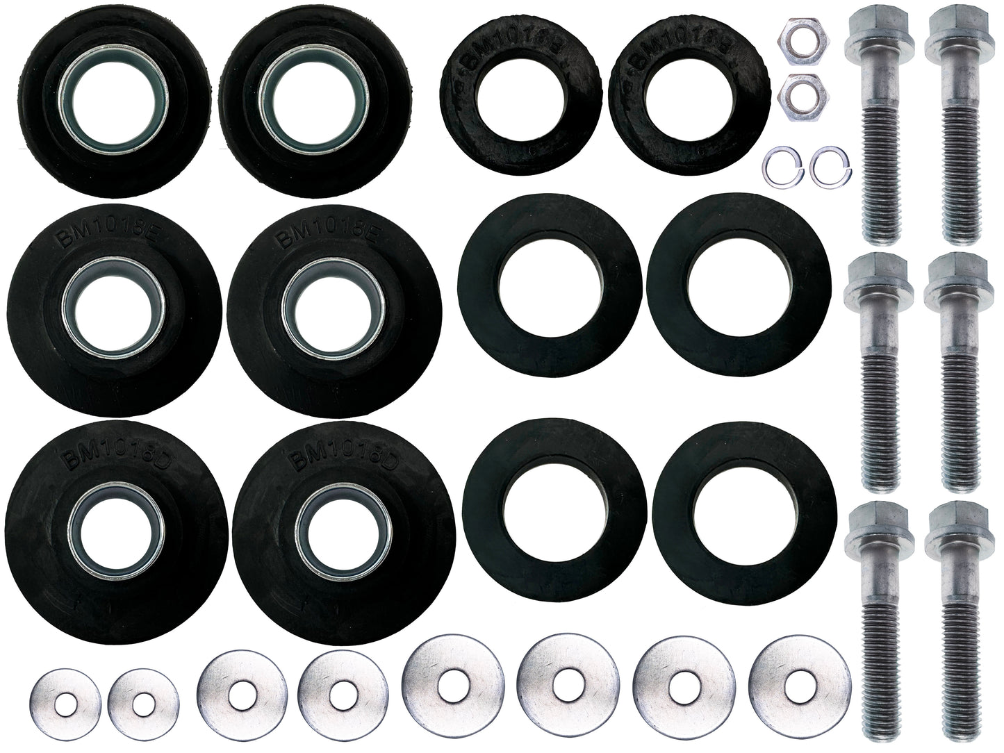 1967-1972 GM Body Mount Rubber & Hardware Kit, BM1018KIT