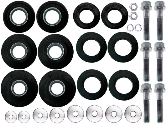1967-1972 GM Body Mount Rubber & Hardware Kit, BM1018KIT