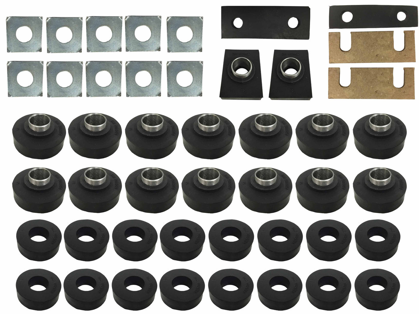 1955-1957 Chevy Bel Air Hardtop Body Mount Bushing Kit, BM1025