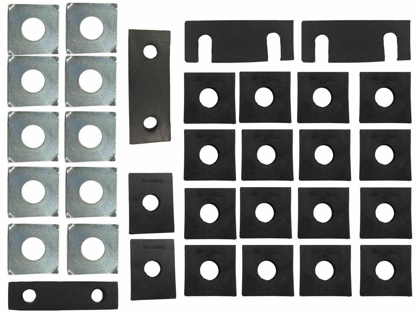 1955-1957 Chevy Bel Air Convertible Body Mount Bushing Kit, BM1026