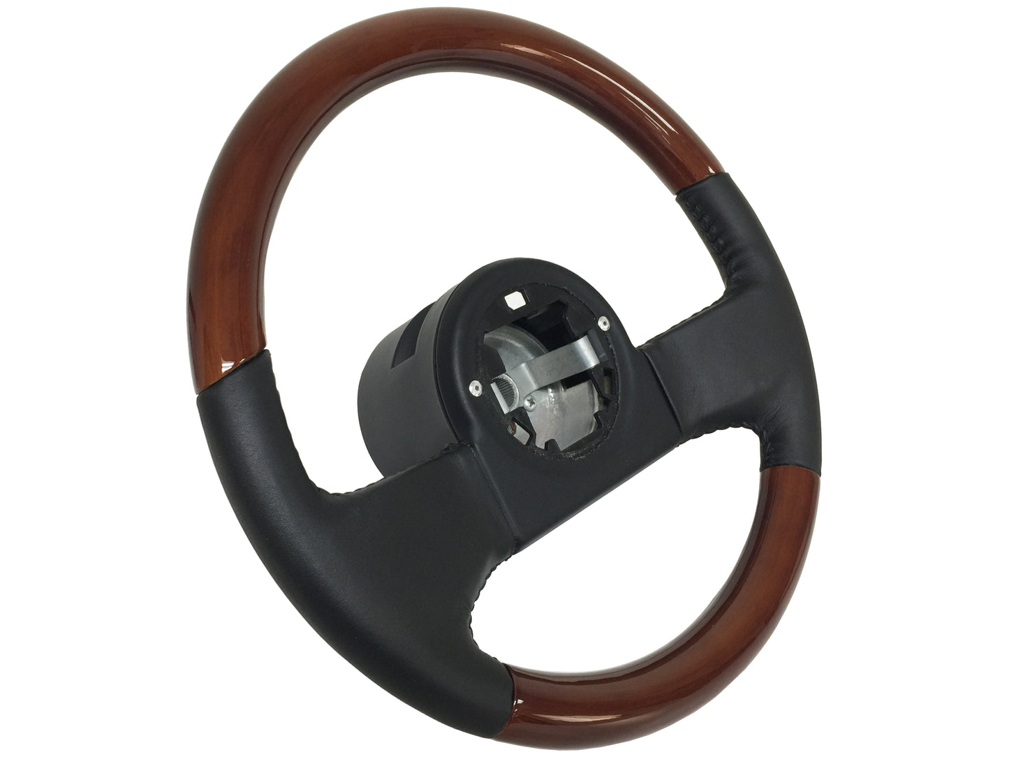 1984-1989 C4 Corvette Leather/Mahogany Steering Wheel, ST1030 replaces 9768988 / 17983971