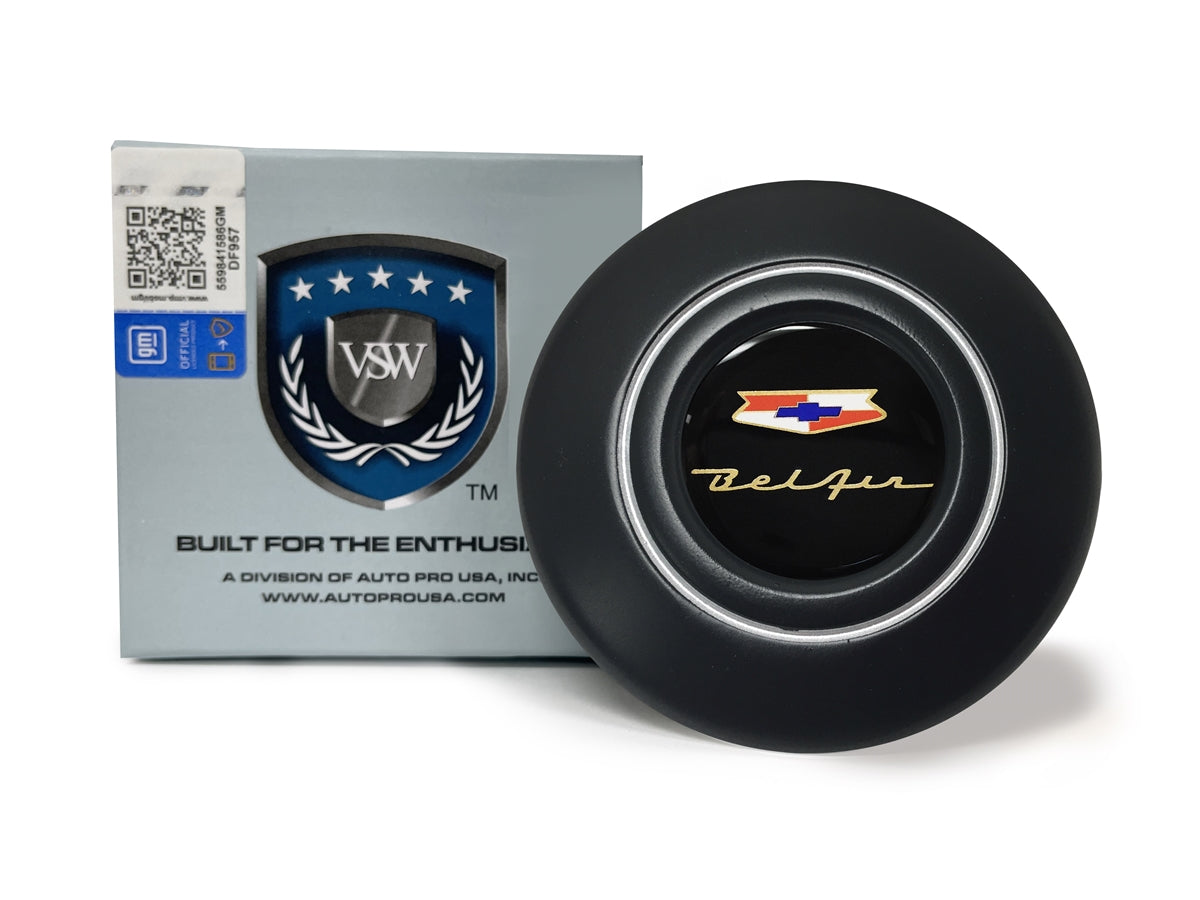 VSW OE Series Bel Air Black Steering Wheel Horn Cap