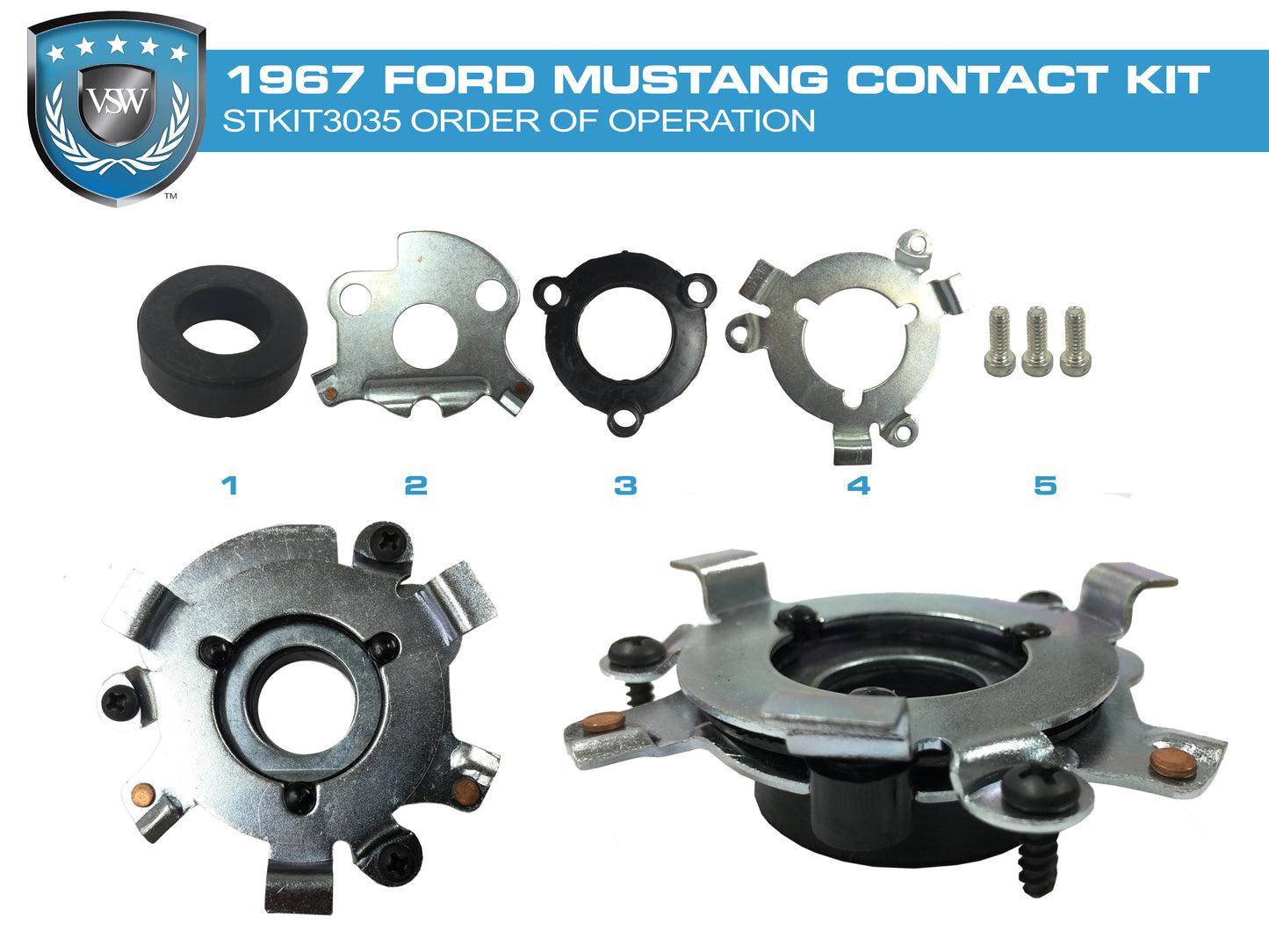 1967 Ford Mustang Horn Contact Diagram
