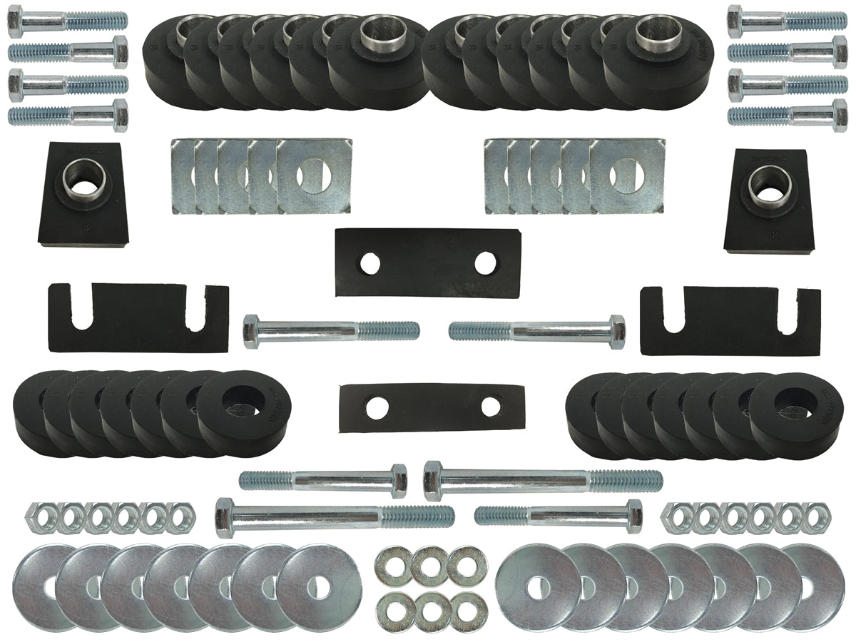 1955-57 Chevy Sedan Body Mount Bushing Hardware