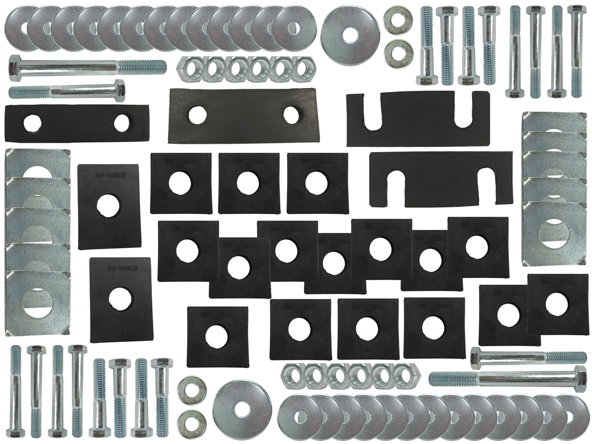 55-57 Bel Air Convert Body Mount Bushings hardware