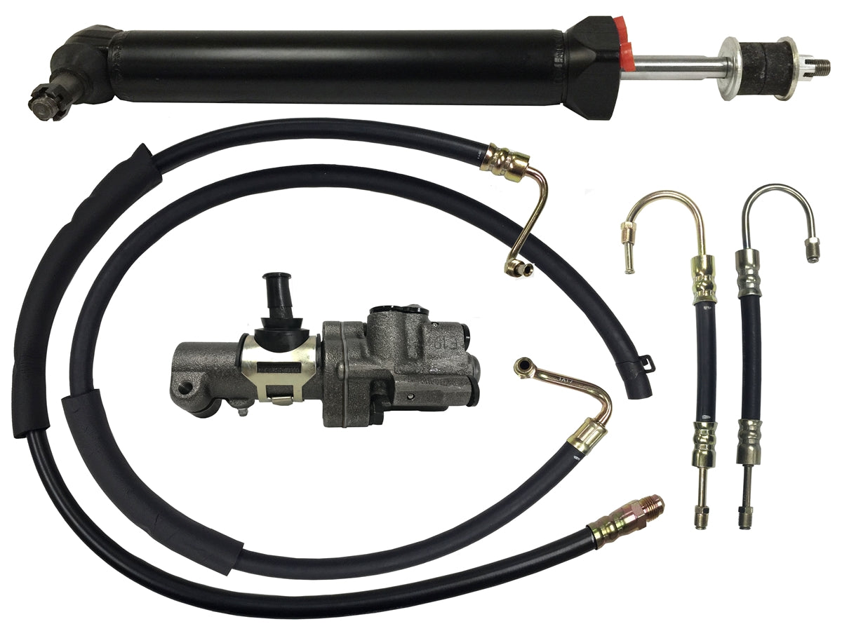 Power Steering Hose Pair For 58-64 Chevy Impala - Control Valve To Ram Cylinder