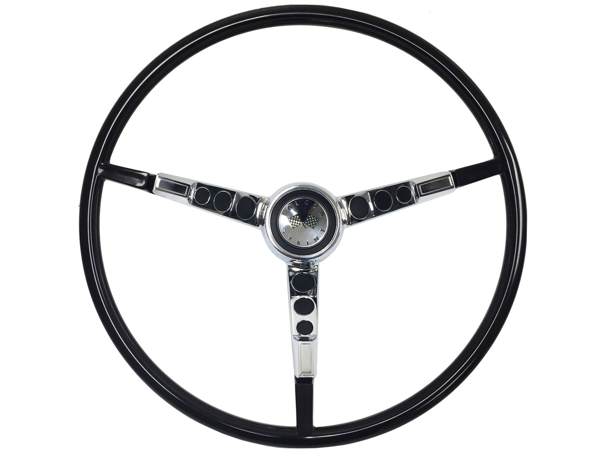 1963-64 Ford Falcon Black Steering Wheel Kit