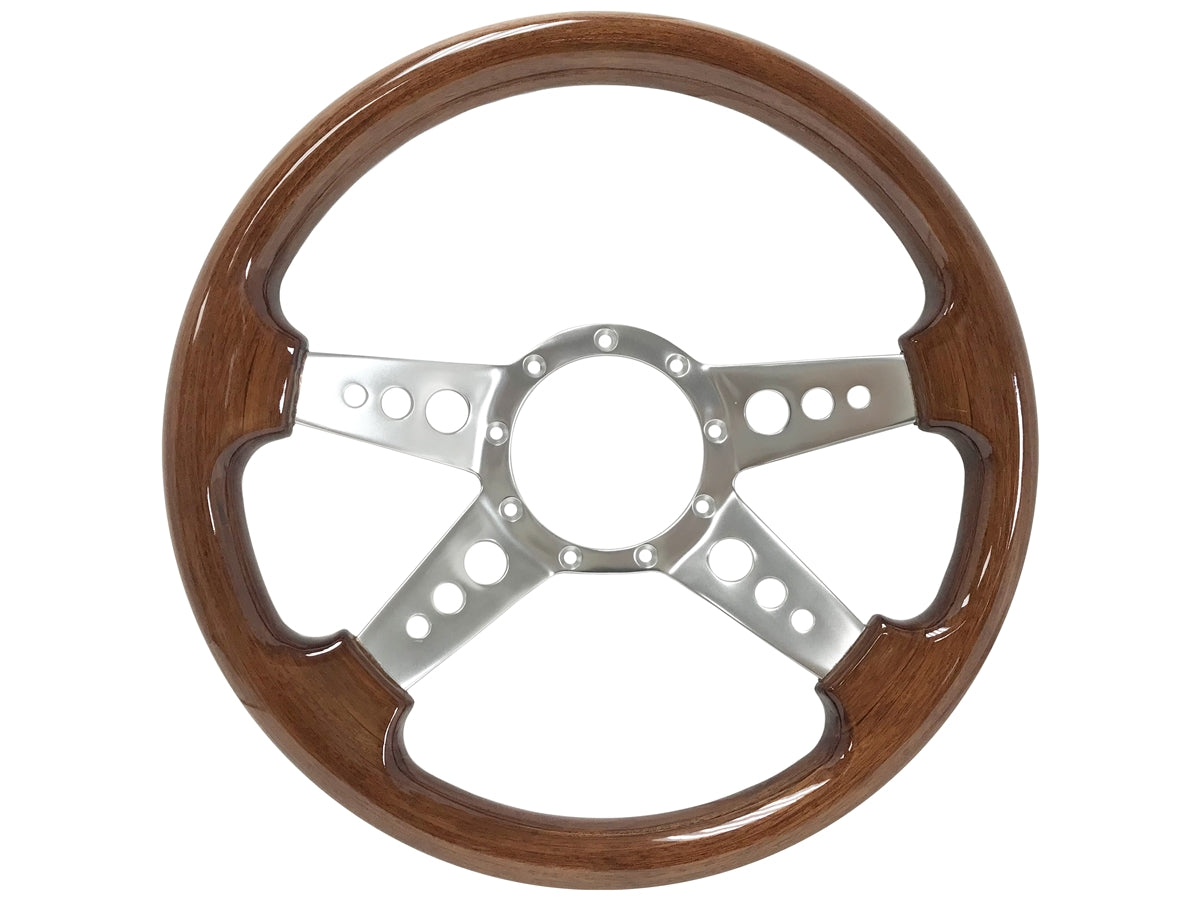 S9 Premium Wood 4 Spoke Center with Holes