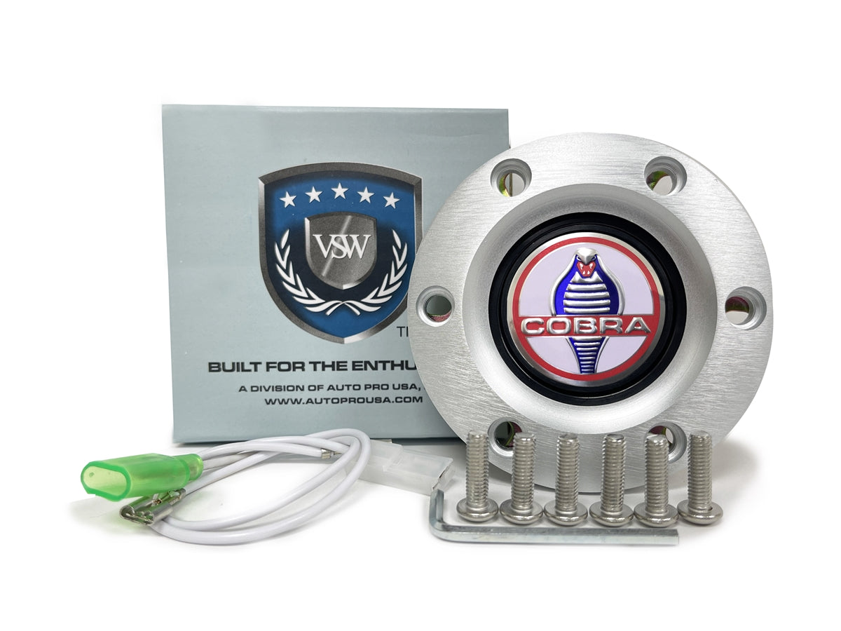 Auto Pro USA Cobra Horn Button 6 Bolt Mustang