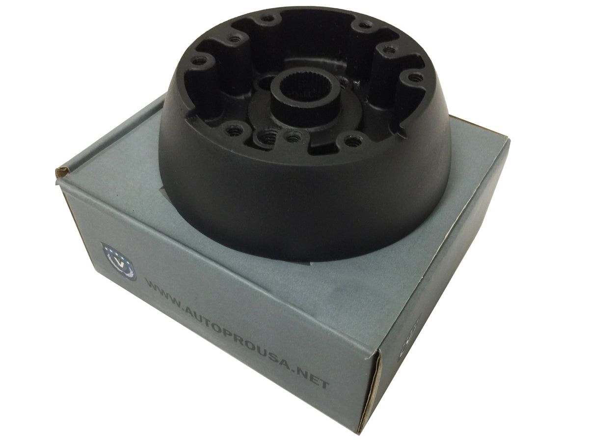 3937896, 69-89 GM Wood Wheel Black Adapter