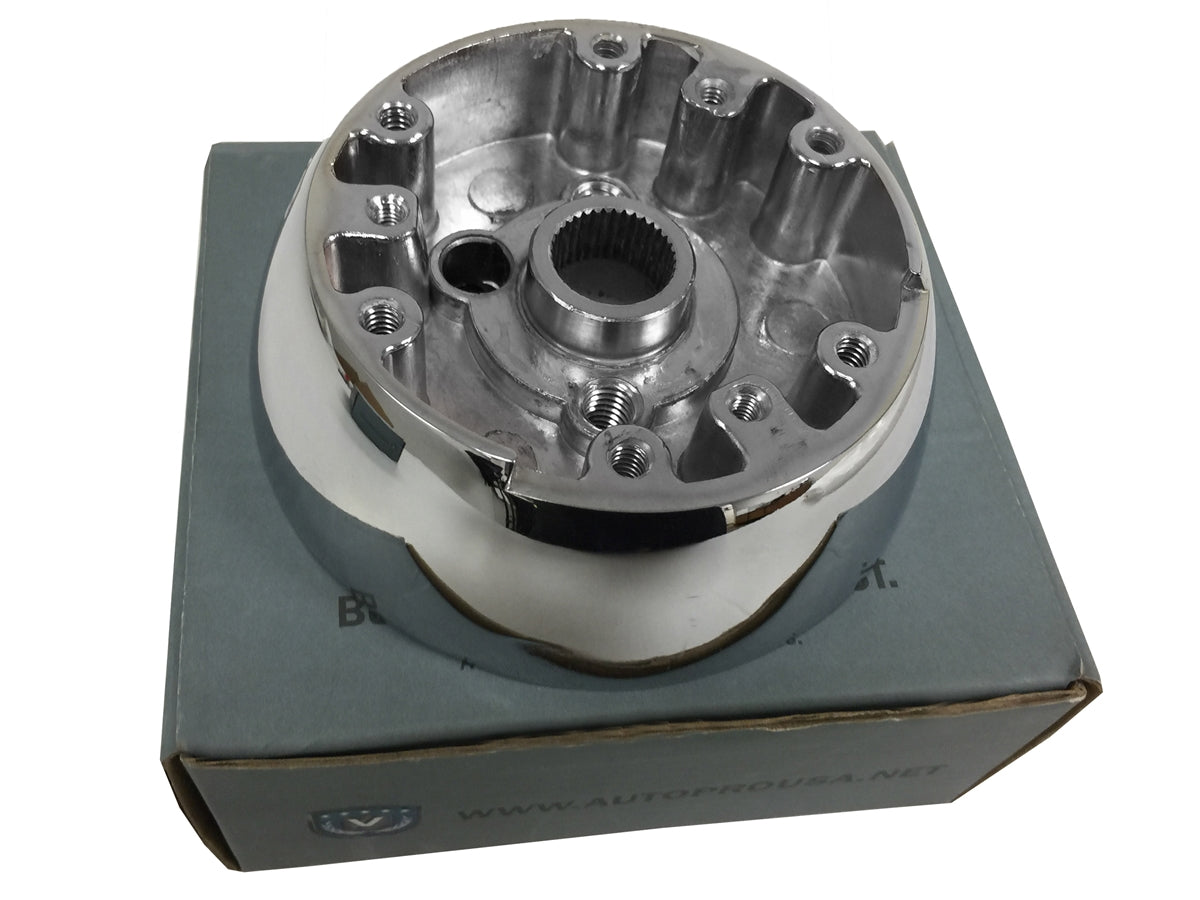 3937896 1969 - 1989 GM Wood Wheel Chrome Adapter