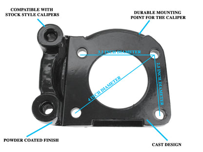 1965-1967 Ford Mustang Left & Right Caliper Brackets, BK1023LR replaces OE# C7OZ-2B134-A / C7OZ-2B135-A