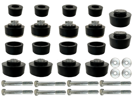 1967-1968 Chevy Impala Convertible Body Mount Kit Bushings & Hardware BM1006KIT