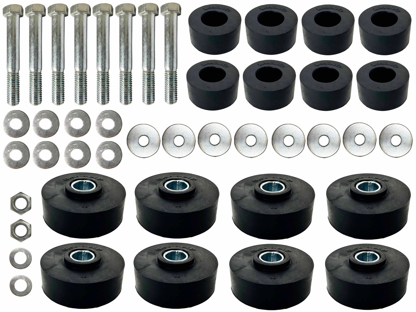 1960-1964 Chevrolet Impala Sedan Body Mount Kit Bushings & Hardware, BM1011KIT