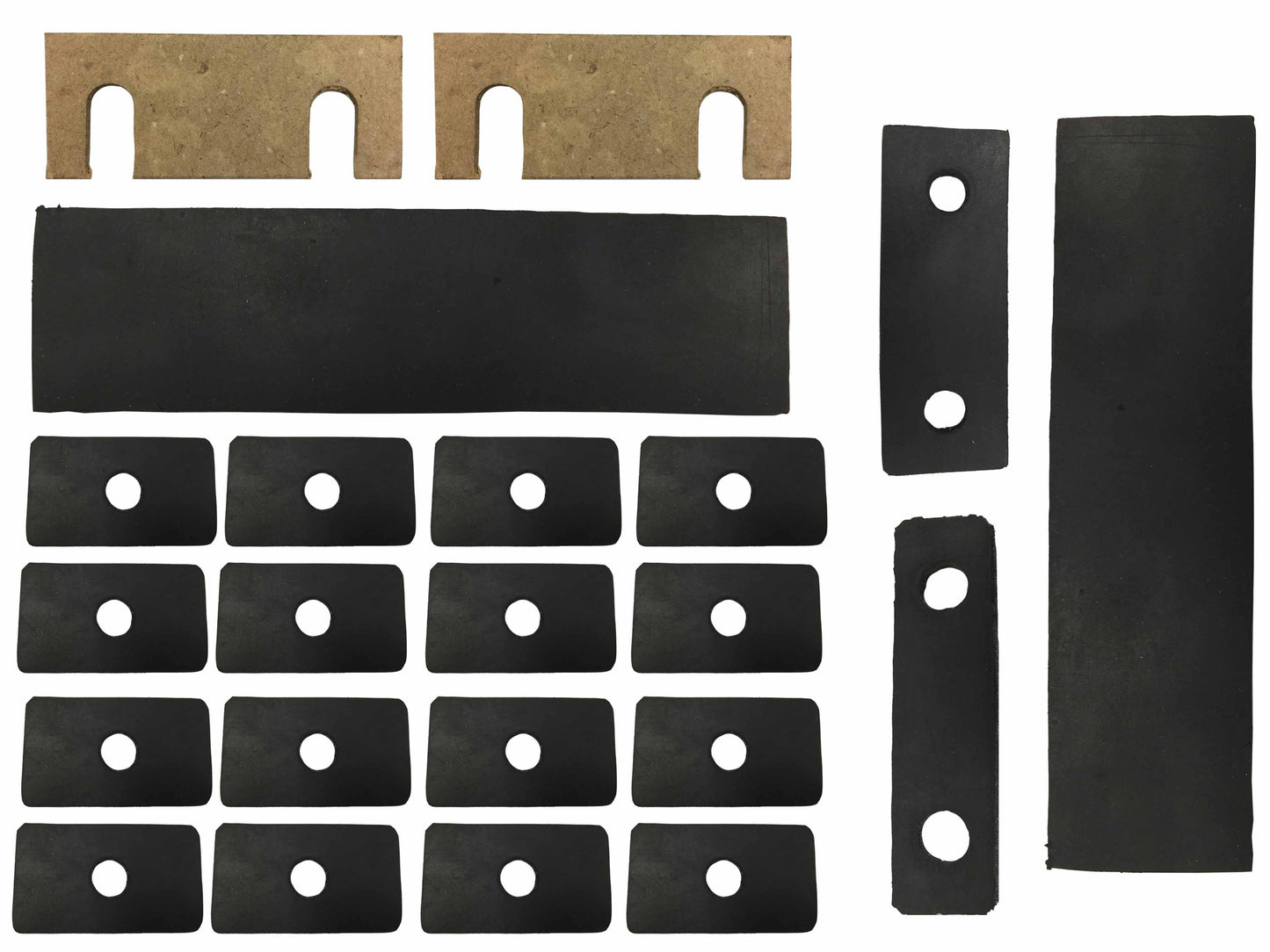 1949-1954 Chevy Convertible Body Mount Bushing Set, BM1028