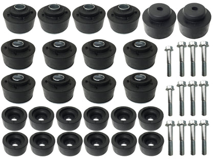 1977-1990 Chevy Impala / Caprice Body Mount Bushing & Hardware, BM1034KIT