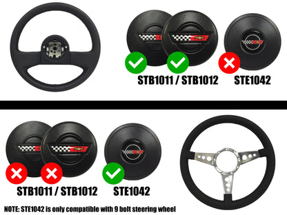 1986-1989 C4 Corvette Horn Button, STB1012 replaces OE# 17983747