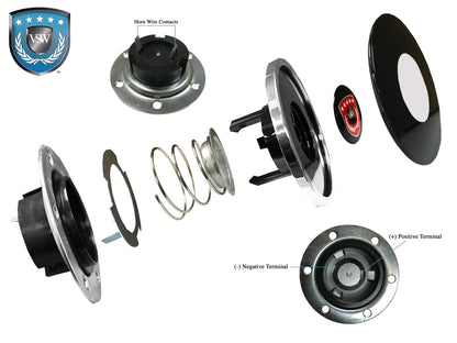 VSW S6 Deluxe Horn Button with Ford Cobra Emblem