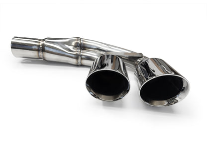1997-2004 Chevy Corvette C5 Axle Back Exhaust System Stainless Steel Quad Tips