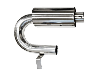 1997-2004 Chevy Corvette C5 Axle Back Exhaust System Stainless Steel Quad Tips