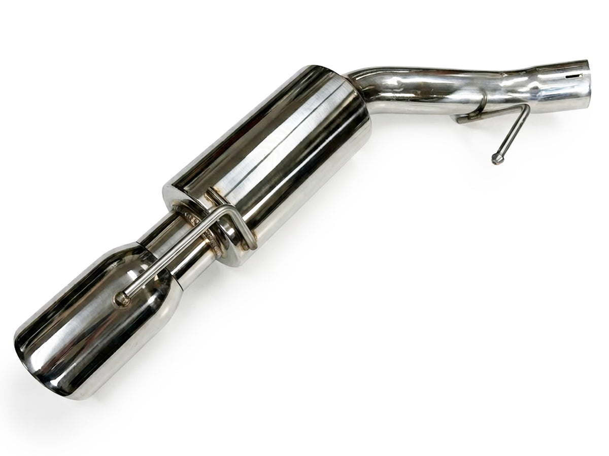 2005-2010 Ford Mustang GT Axle Back Exhaust System Stainless Steel Tips