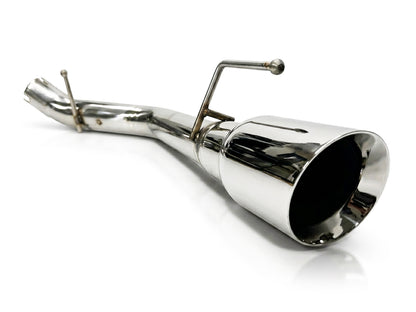 2005-2010 Ford Mustang GT Axle Back Exhaust System Stainless Steel Tips (Track Series)
