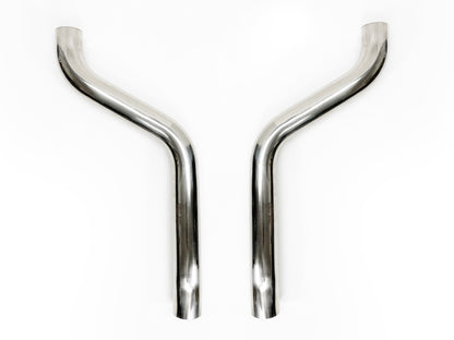 2005-2008 Chevy Corvette C6 Axle Back Exhaust System Stainless Steel Quad Tips