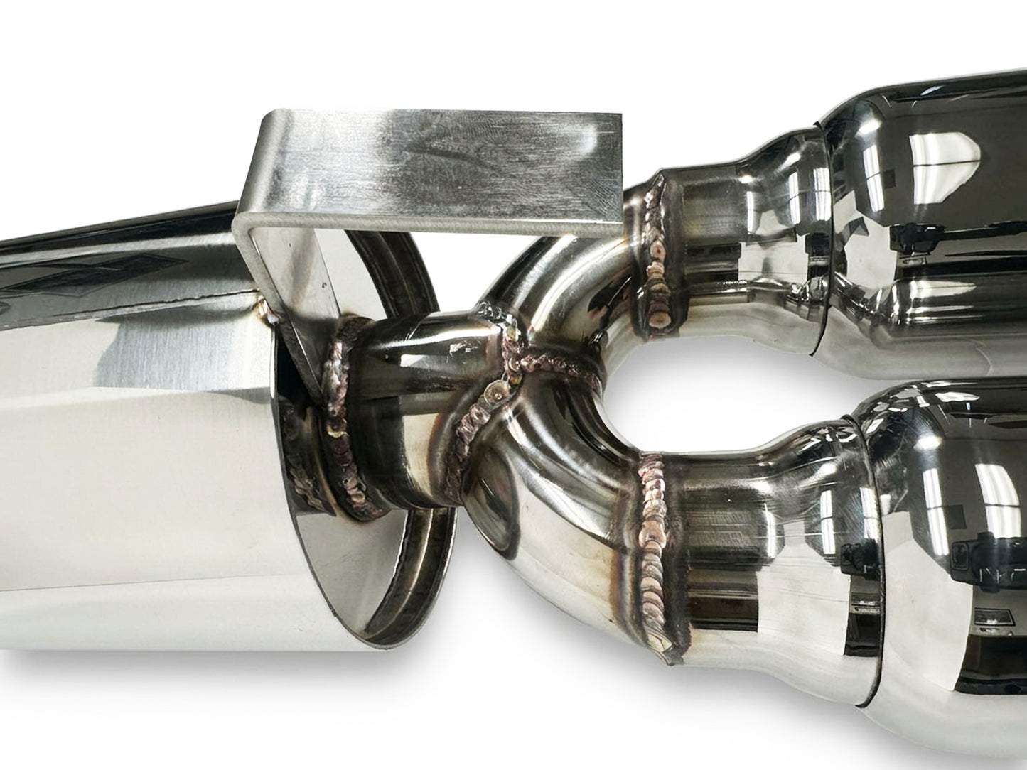 1984-1985 Chevy Corvette C4 Axle Back Exhaust System Stainless Steel Quad Tips