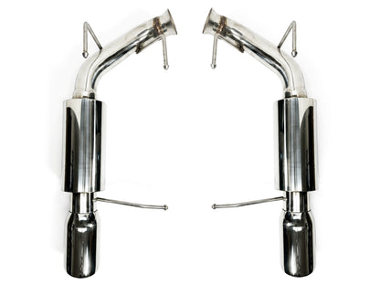 2011-14 Ford Mustang GT/Boss 302 5.0  Axle Back Exhaust System Stainless Steel Tips