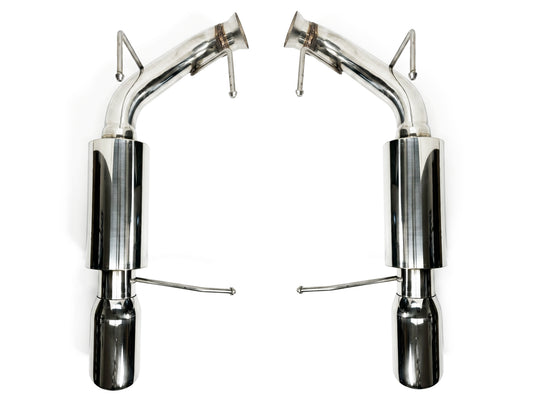2011-14 Ford Mustang GT/Boss 302 5.0  Axle Back Exhaust System Stainless Steel Tips