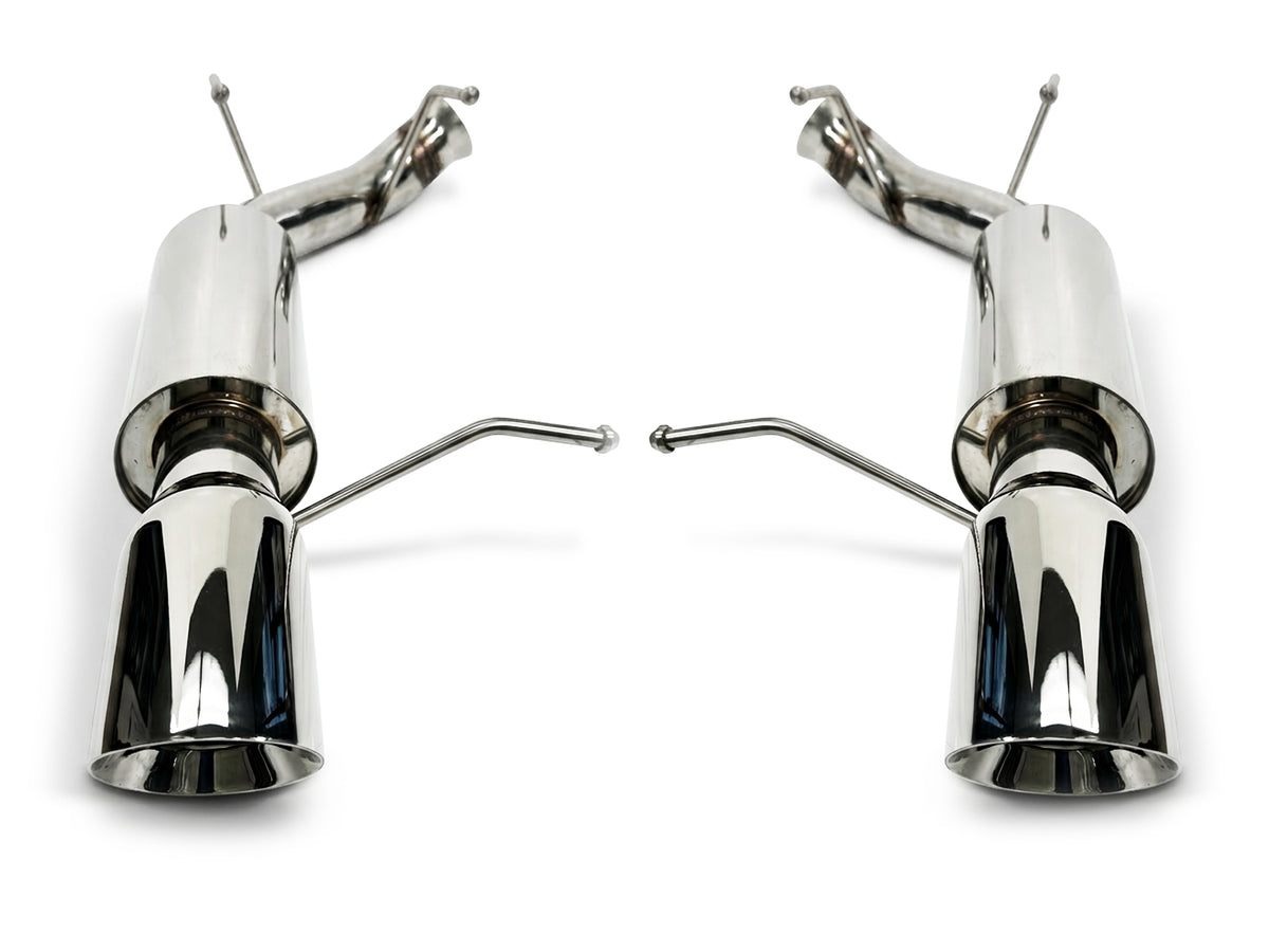 2011-14 Ford Mustang GT/Boss 302 5.0  Axle Back Exhaust System Stainless Steel Tips