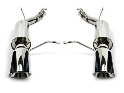 2011-14 Ford Mustang GT/Boss 302 5.0  Axle Back Exhaust System Stainless Steel Tips