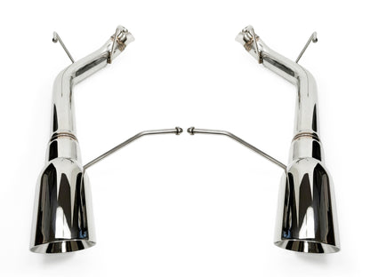 2011-14 Ford Mustang GT/Boss 302 5.0 Axle Back Exhaust System Stainless Steel Tips (Track Series)