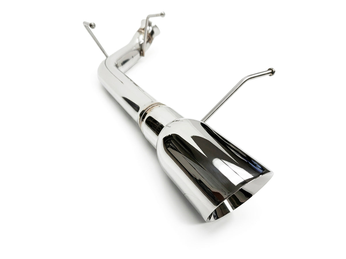 2011-14 Ford Mustang GT/Boss 302 5.0 Axle Back Exhaust System Stainless Steel Tips (Track Series)