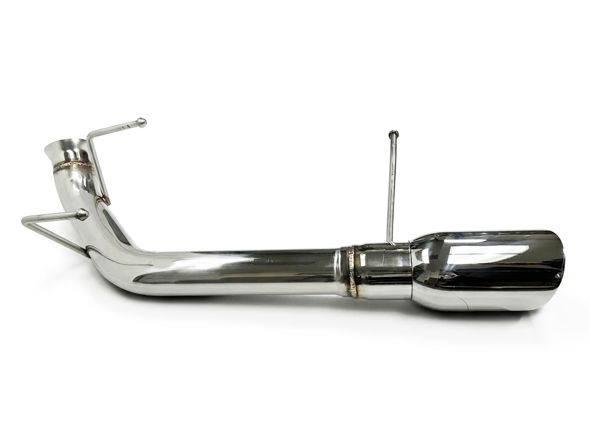 2011-14 Ford Mustang GT/Boss 302 5.0 Axle Back Exhaust System Stainless Steel Tips (Track Series)