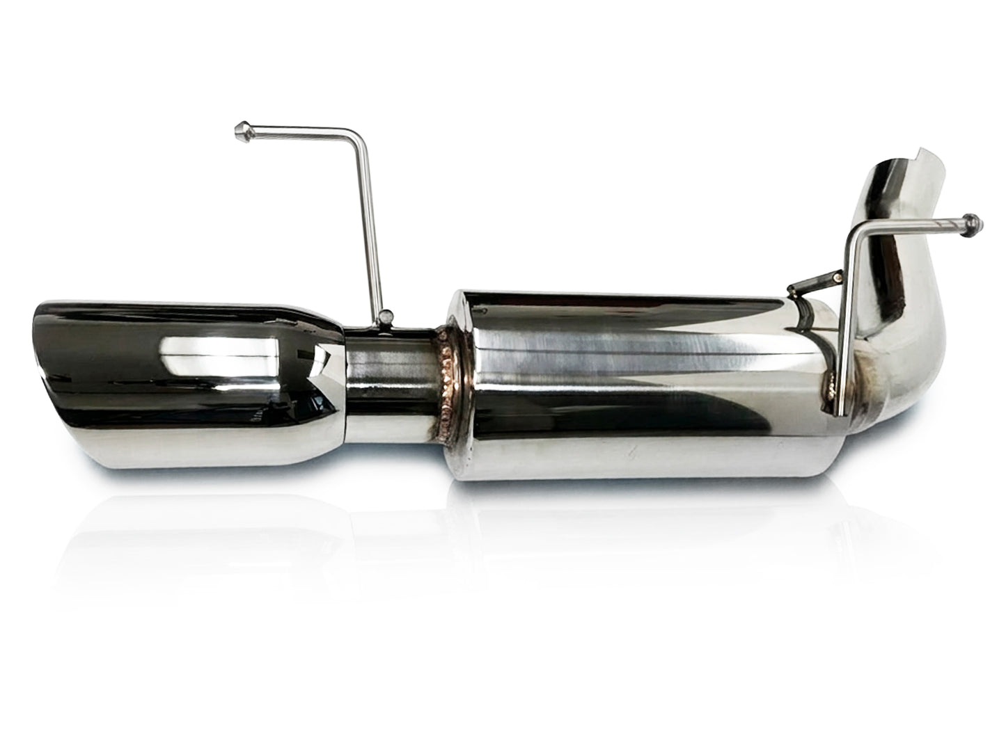 2005-2010 Ford Mustang V6 4.0L Axle Back Exhaust System Stainless Steel Tips