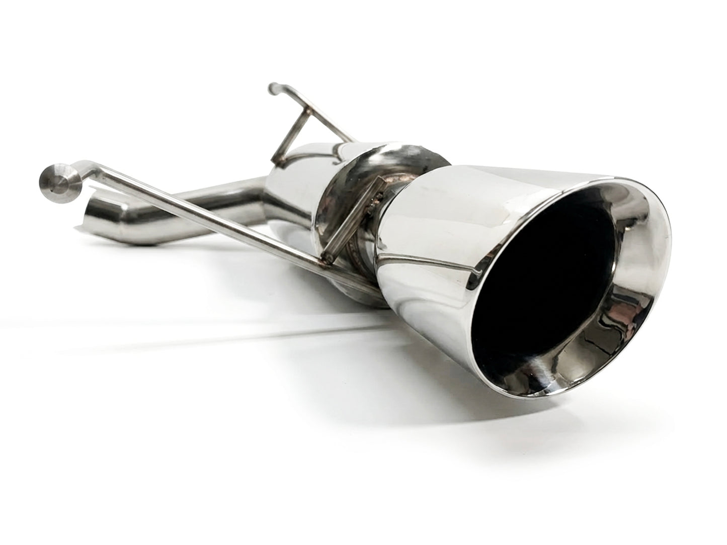 2005-2010 Ford Mustang V6 4.0L Axle Back Exhaust System Stainless Steel Tips
