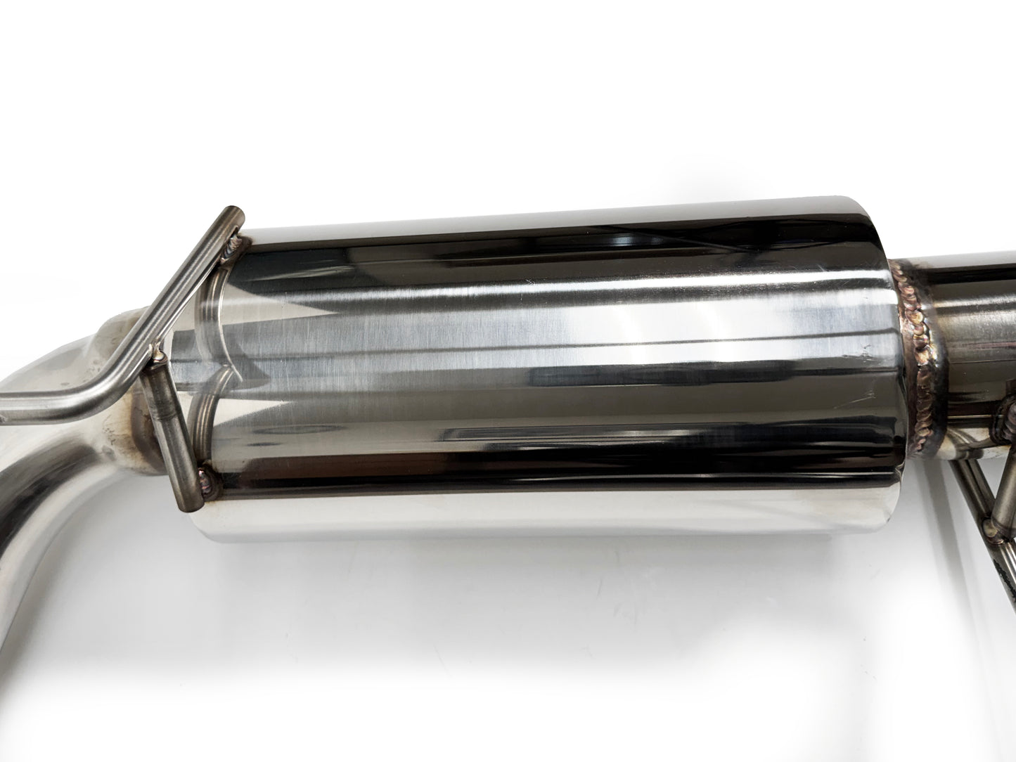 2005-2010 Ford Mustang V6 4.0L Axle Back Exhaust System Stainless Steel Tips