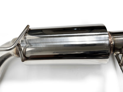 2005-2010 Ford Mustang V6 4.0L Axle Back Exhaust System Stainless Steel Tips