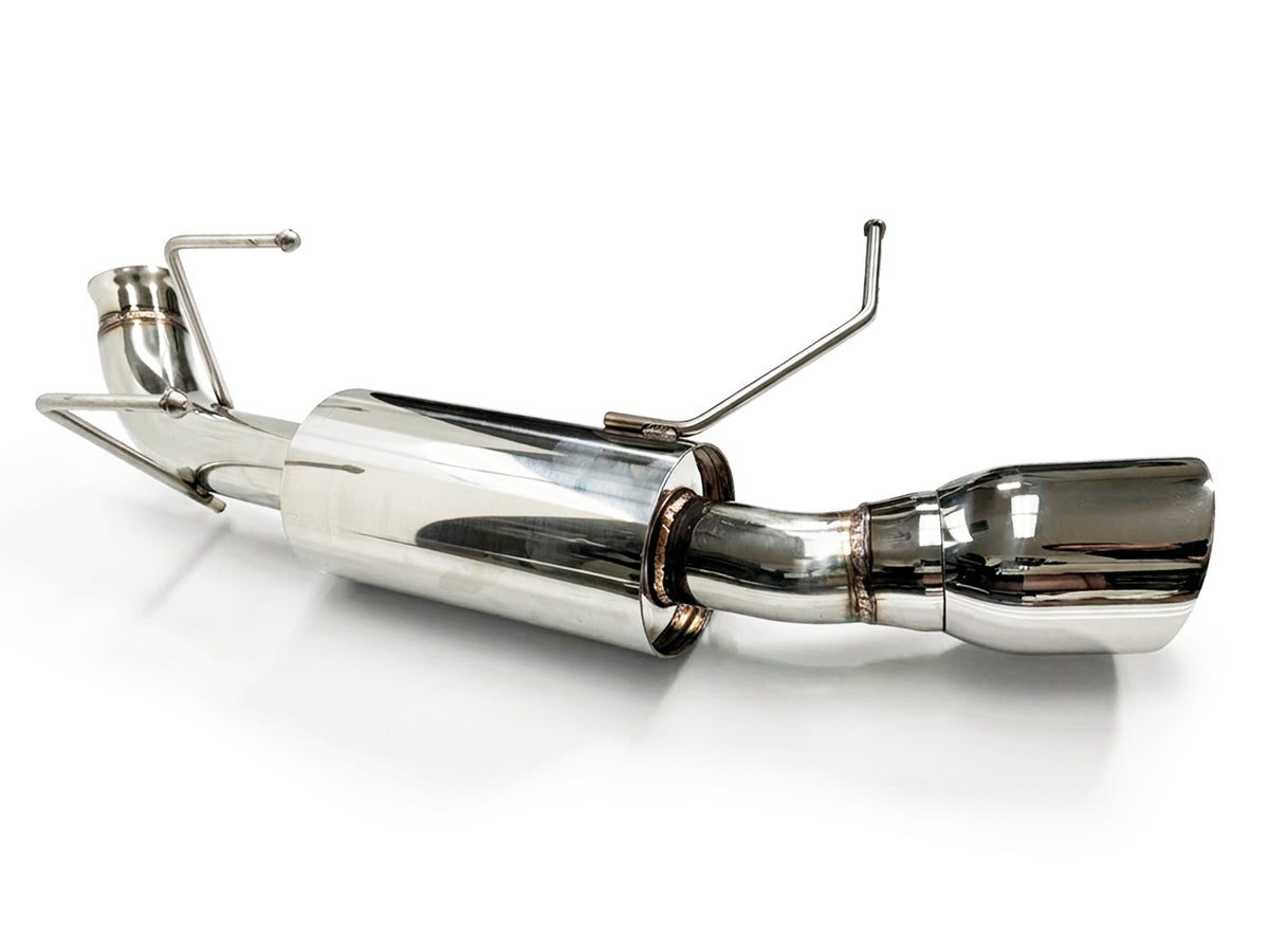 2011-2014 Ford Mustang V6 3.7L Axle Back Exhaust System Stainless Steel Tips