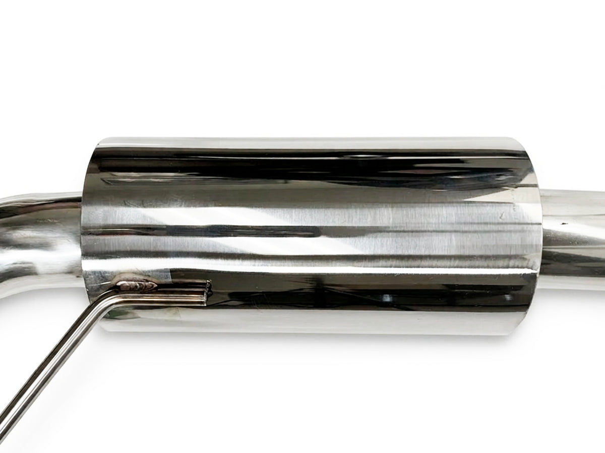 2011-2014 Ford Mustang V6 3.7L Axle Back Exhaust System Stainless Steel Tips