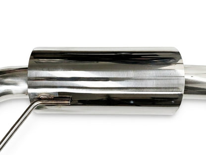 2011-2014 Ford Mustang V6 3.7L Axle Back Exhaust System Stainless Steel Tips