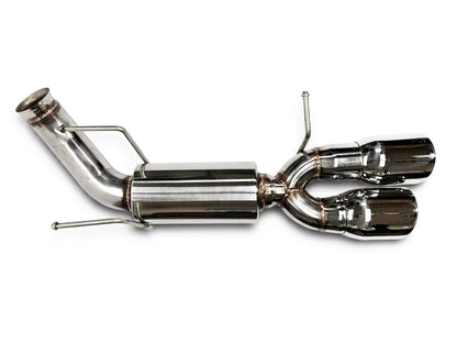 2013-2014 Ford Mustang GT-500 Axle Back Exhaust System Stainless Steel Quad Tips