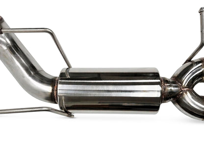 2013-2014 Ford Mustang GT-500 Axle Back Exhaust System Stainless Steel Quad Tips