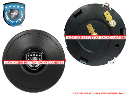 VSW S9 Standard Horn Button with Blue VSW Emblem