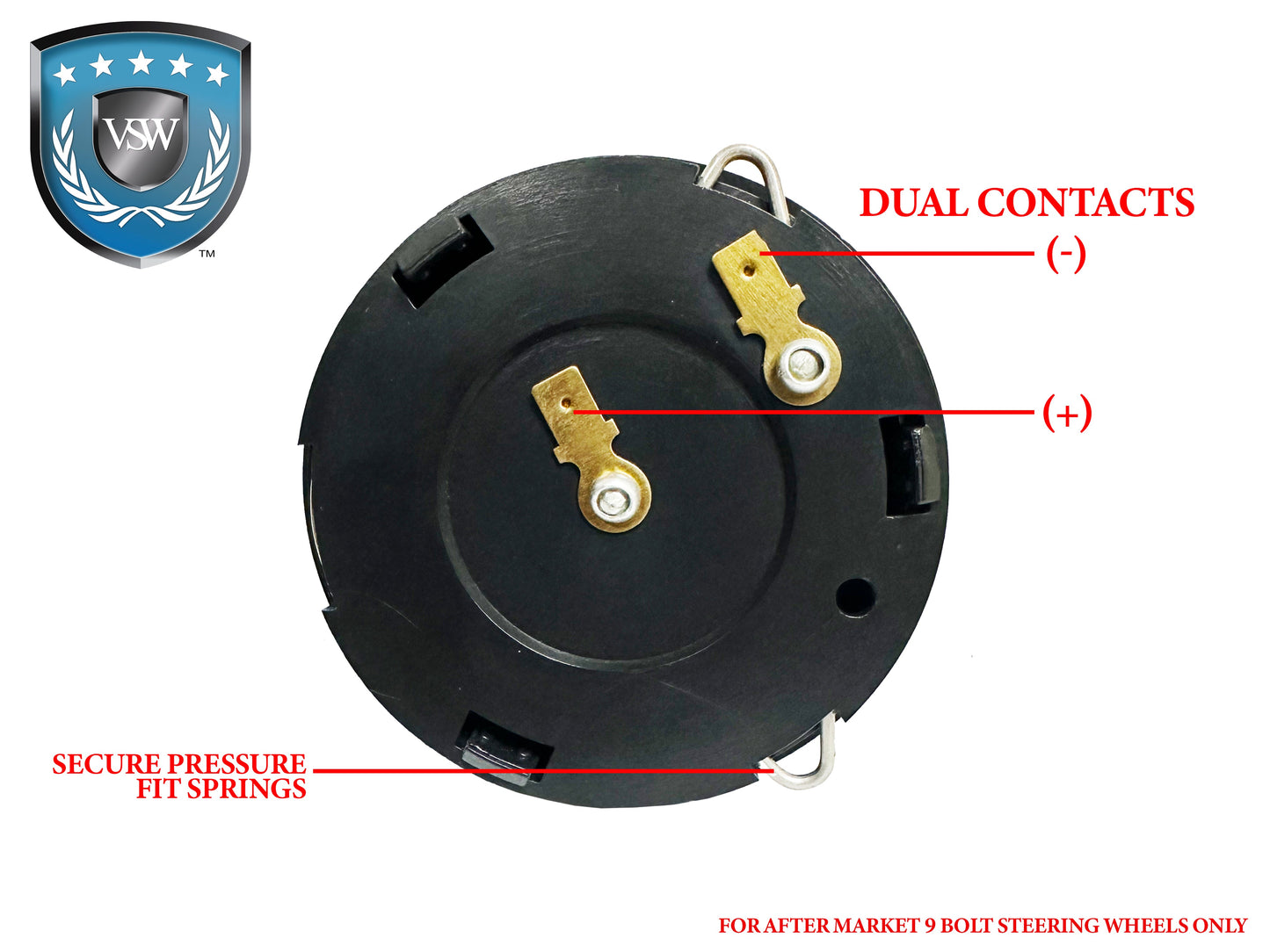 VSW S9 Standard Horn Button with Falcon Emblem