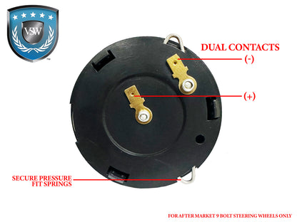 VSW S9 Standard Horn Button with Blue VSW Emblem