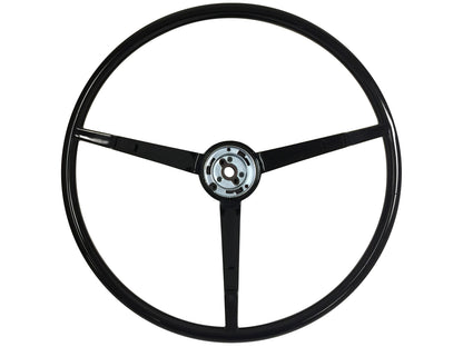 1963-64 Ford Falcon Black Steering Wheel Kit, ST3033B-FAL-KIT