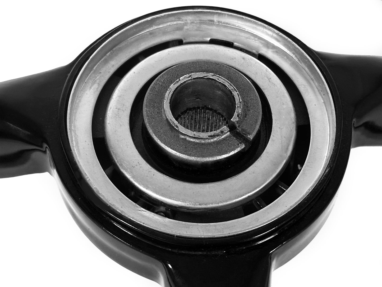 1967 Ford Mustang Reproduction Black Steering Wheel Kit. ST3035BLK-KIT